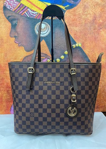 Beden Louis Vuitton Kahverengi Deri Kadın Çanta
