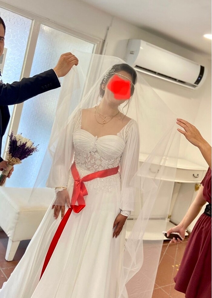 Helen Model Özel Tasarım Pinterest Gelinliği - Görsel 4