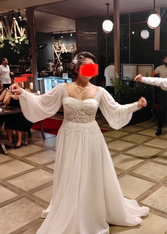 Helen Model Özel Tasarım Pinterest Gelinliği - Görsel 5