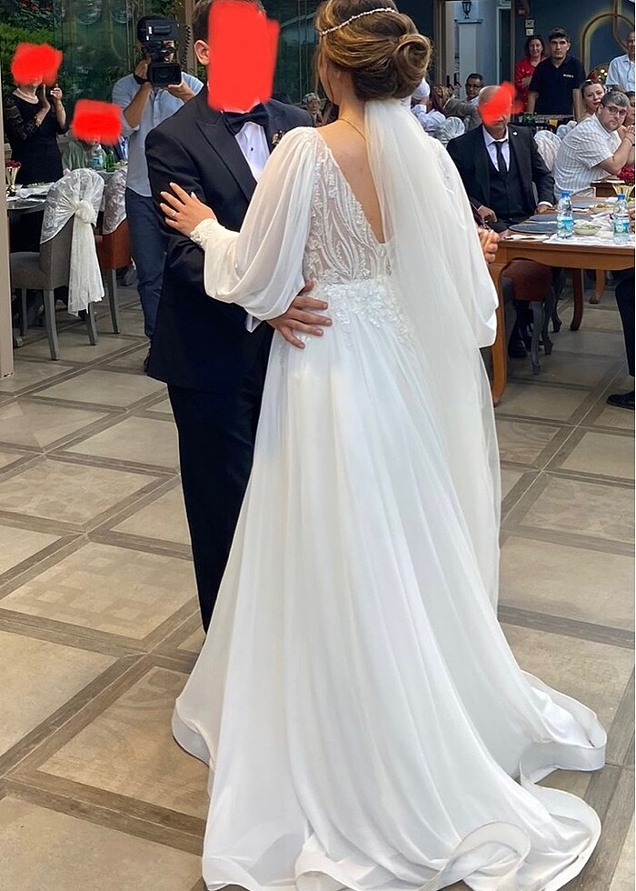 Helen Model Özel Tasarım Pinterest Gelinliği - Görsel 3