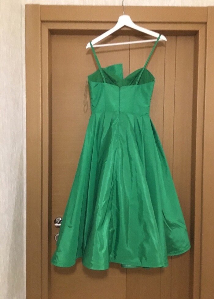 Yeşil Kabarık Abiye - Görsel 2