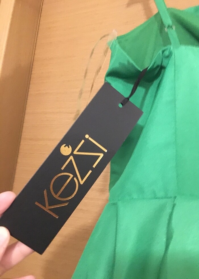 Yeşil Kabarık Abiye - Görsel 3