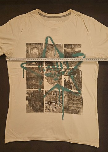 Epic Threads Pamuklu Baskılı Beyaz Erkek Tişört - Görsel 4