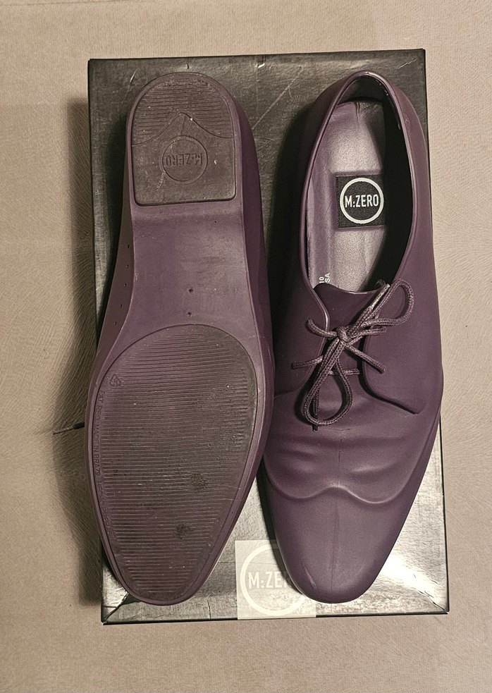 Melissa M Zero Mor Deri Oxford Blok Topuk Ayakkabı - Görsel 3