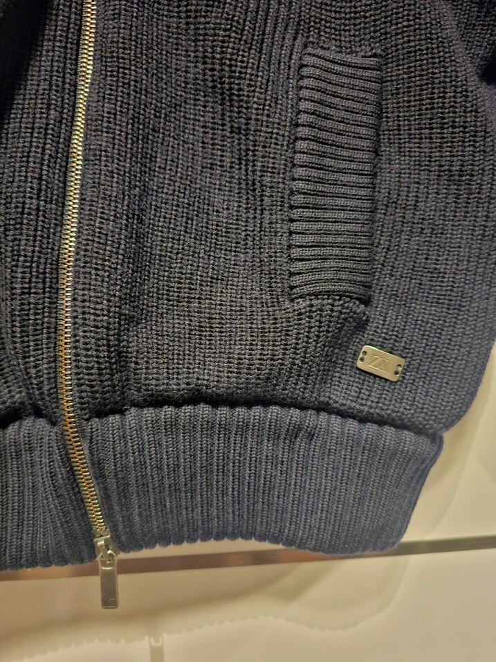 Ermenegildo Zegna Fermuarlı Erkek Triko Mont - Görsel 5