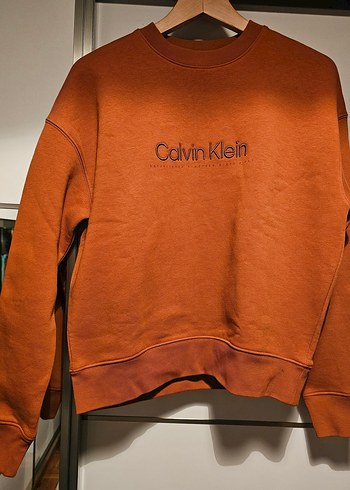 Calvin Klein Kadın Kahverengi/Tarçın Sweatshirt - Görsel 4