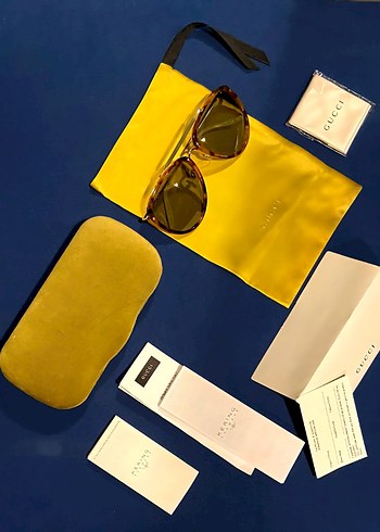 Gucci Klasik Kahverengi Kadın Gözlüğü - Görsel 3