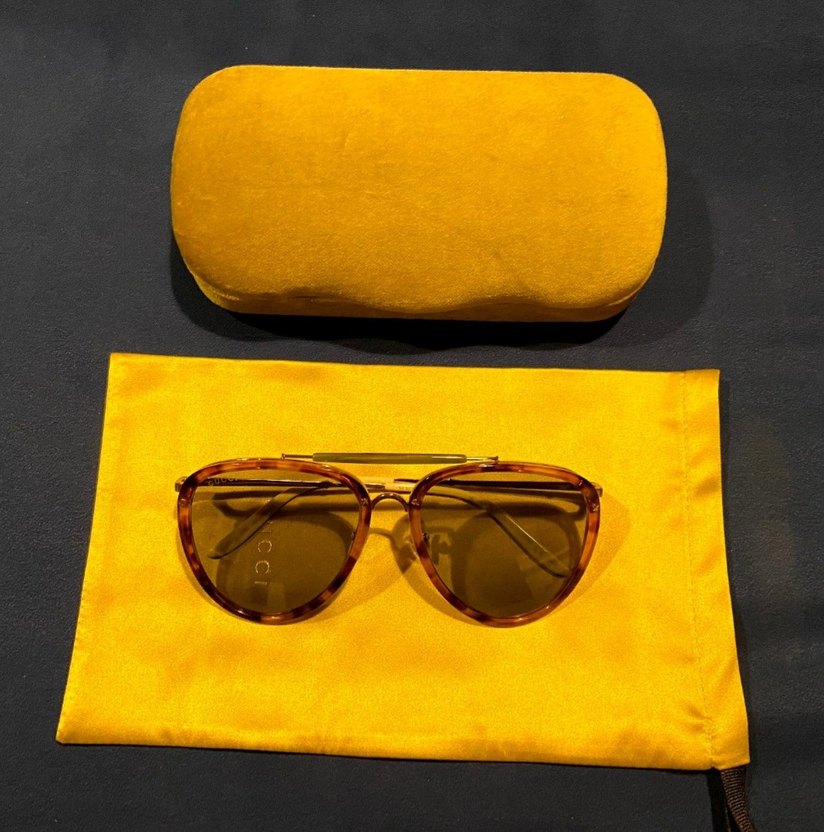 Gucci Klasik Kahverengi Kadın Gözlüğü - Görsel 2