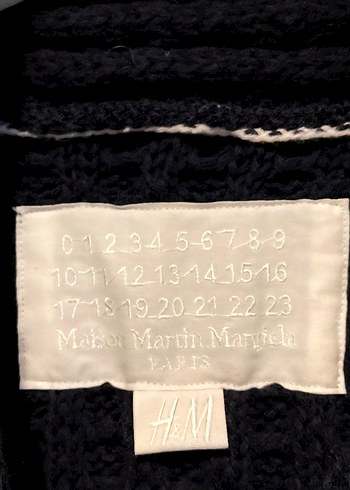 H&M Masion Margiela Örgü Yüksek Yakalı Kazak - Görsel 2