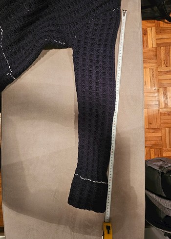 H&M Masion Margiela Örgü Yüksek Yakalı Kazak - Görsel 6