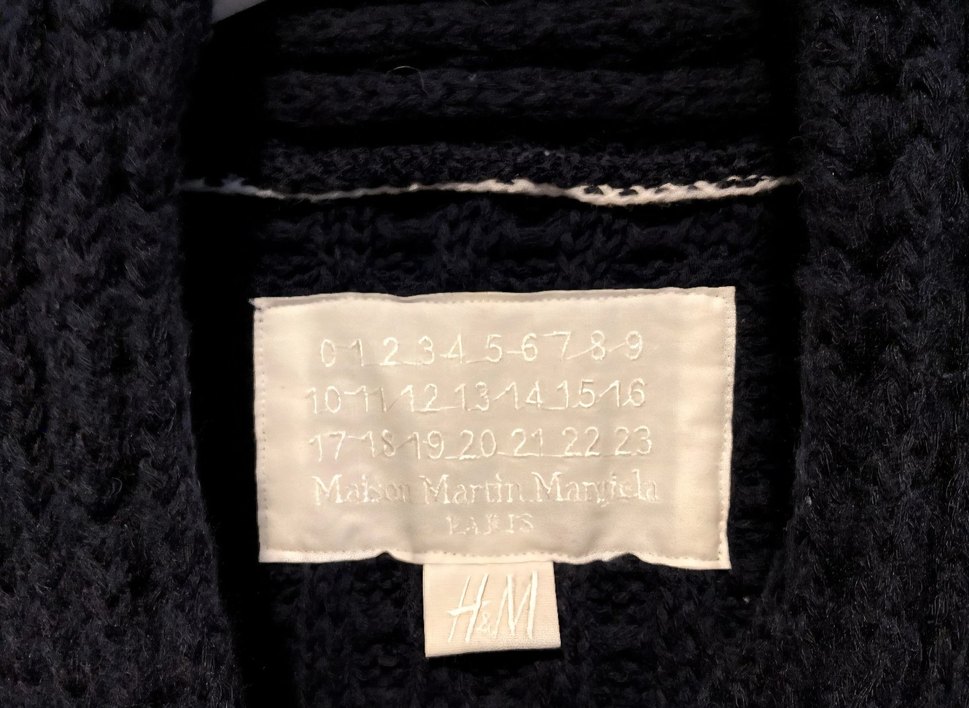 H&M Masion Margiela Örgü Yüksek Yakalı Kazak - Görsel 2