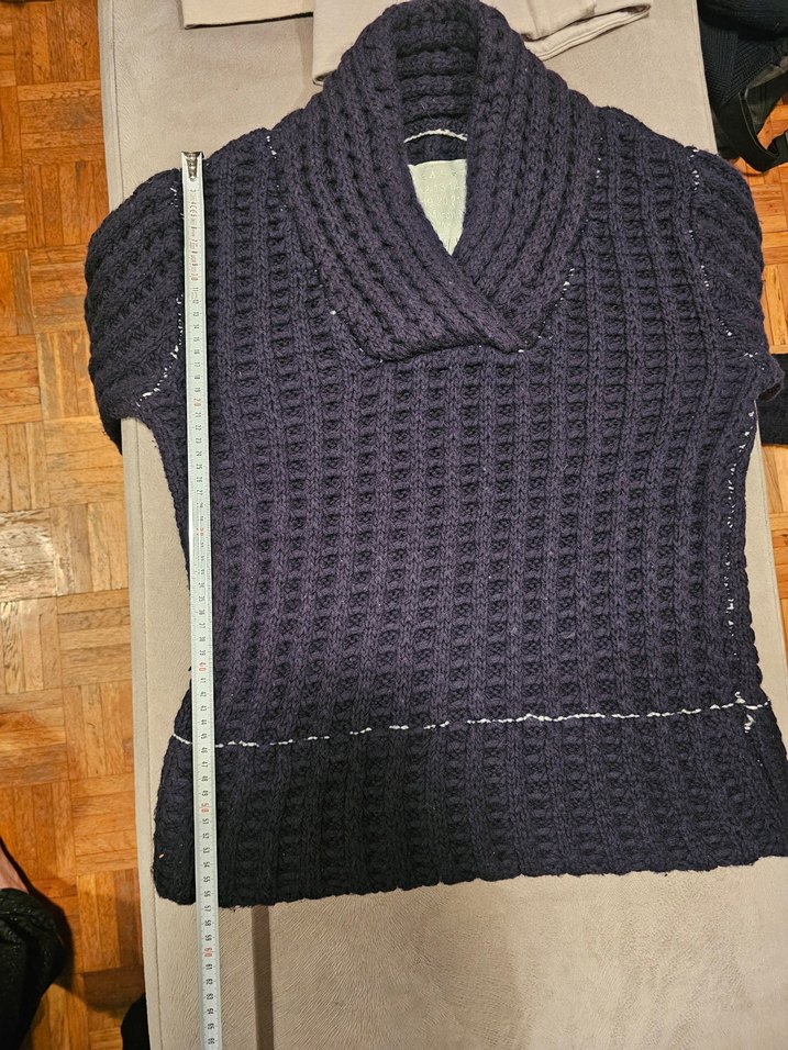 H&M Masion Margiela Örgü Yüksek Yakalı Kazak - Görsel 5