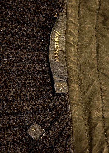 Ermenegildo Zegna Fermuarlı Siyah Erkek Yün Hırka - Görsel 6