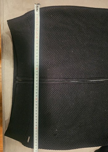 Ermenegildo Zegna Siyah Örgü Fermuarlı Yarım Balıkçı Hırka - Görsel 7