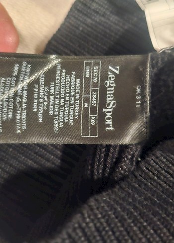 Ermenegildo Zegna Siyah Örgü Fermuarlı Yarım Balıkçı Hırka - Görsel 9