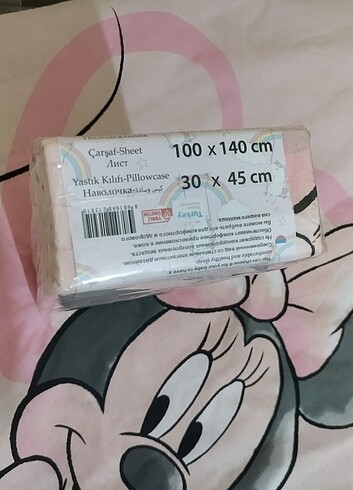  Beden pembe Renk Nevresim takımı 