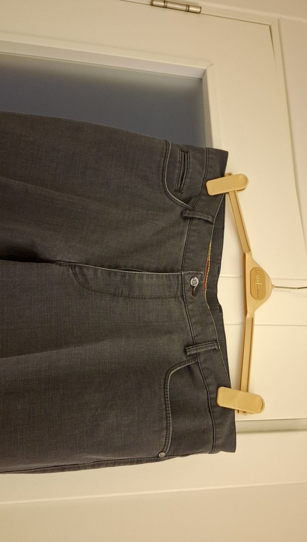 Gri Erkek Denim Pantolon Regular Fit 52 beden - Görsel 2