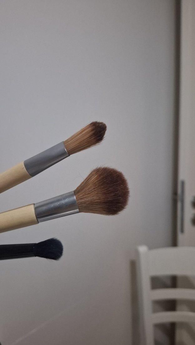 Bej ve Gri Makyaj Fırça Seti - Görsel 2