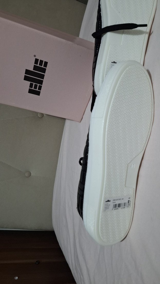 ELLE Siyah Rugan  Platform Kadın Spor Ayakkabı - Görsel 2