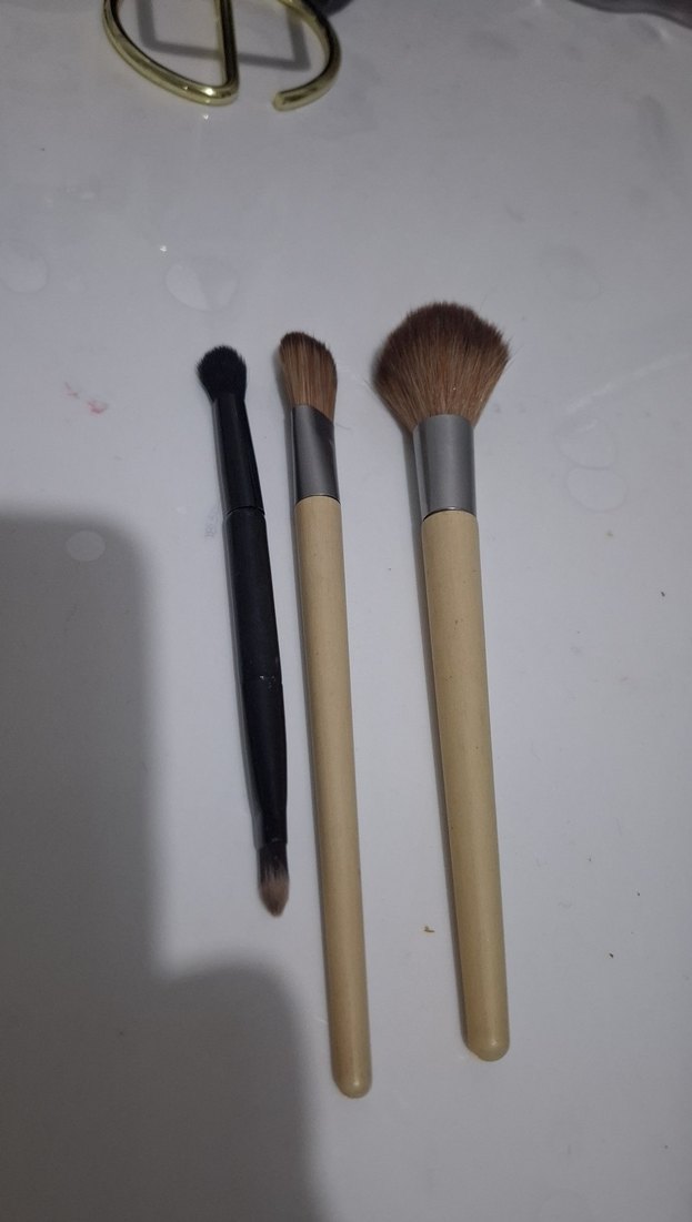 Bej Makyaj Fırçası Seti - Görsel 2