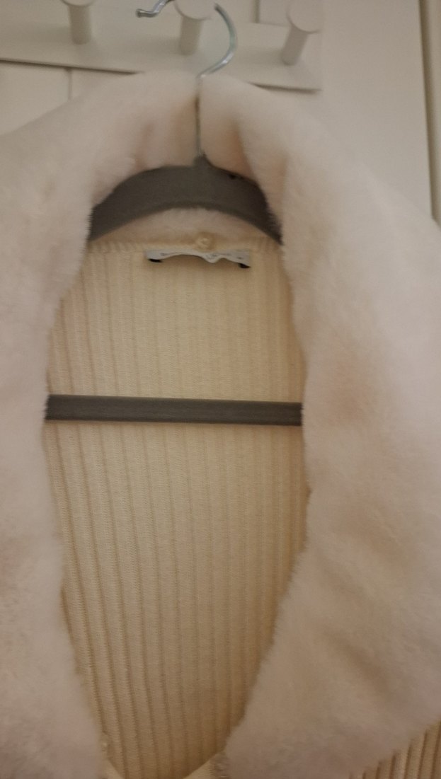 Kürk Detaylı Bej Kadın Triko Hırka M - Görsel 2