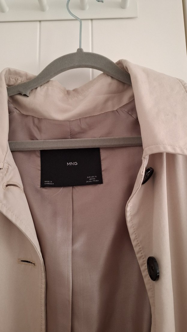 Bej Ara Boy  Kadın Trençkot Mango - Görsel 2