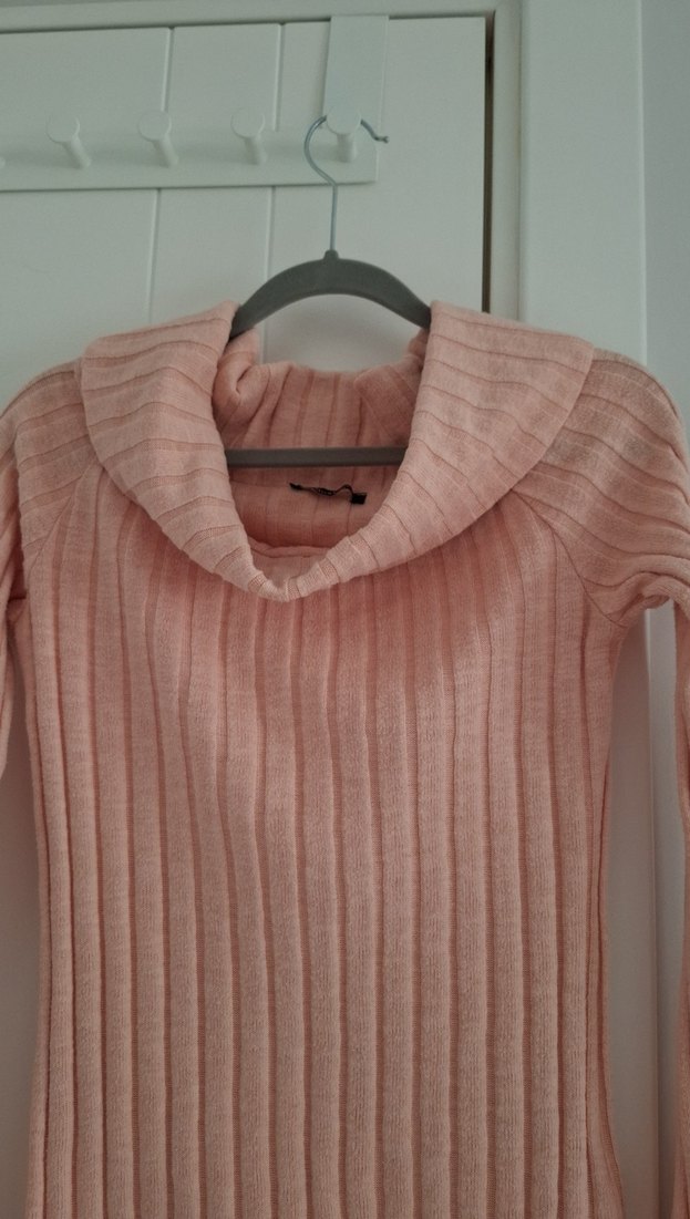 Pembe Kadın geniş yaka  body.Ceketi hediye! - Görsel 4