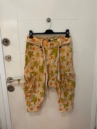 El yapımı vintage pantolon