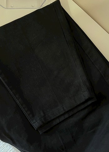 Düğmeli Siyah pantolon - Görsel 7