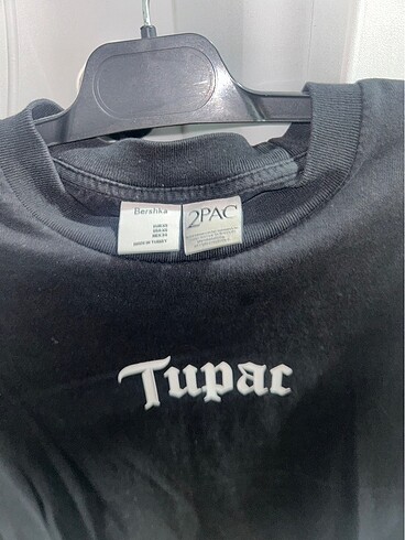 xs Beden Tupac baskılı tshirt