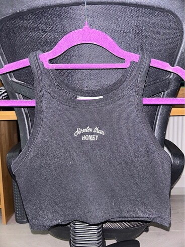 Bershka Siyah crop