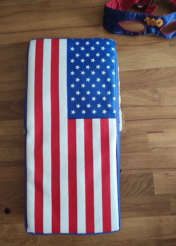 Çocuklar İçin Amerikan Bayrağı Temalı Boks eldiveni ve minderi - Görsel 4