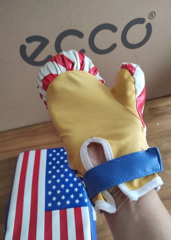 Çocuklar İçin Amerikan Bayrağı Temalı Boks eldiveni ve minderi - Görsel 6