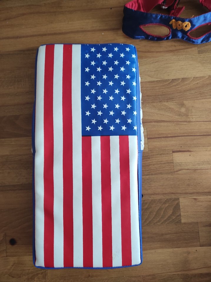 Çocuklar İçin Amerikan Bayrağı Temalı Boks eldiveni ve minderi - Görsel 4