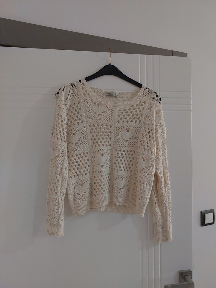 Beyaz Nakışlı Örgü Kadın Espadril - Görsel 3