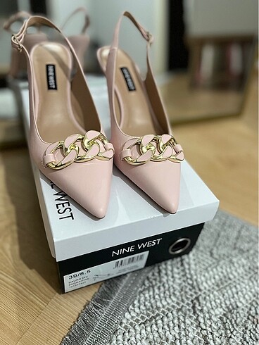 39 Beden pembe Renk Nine West topuklu ayakkabı