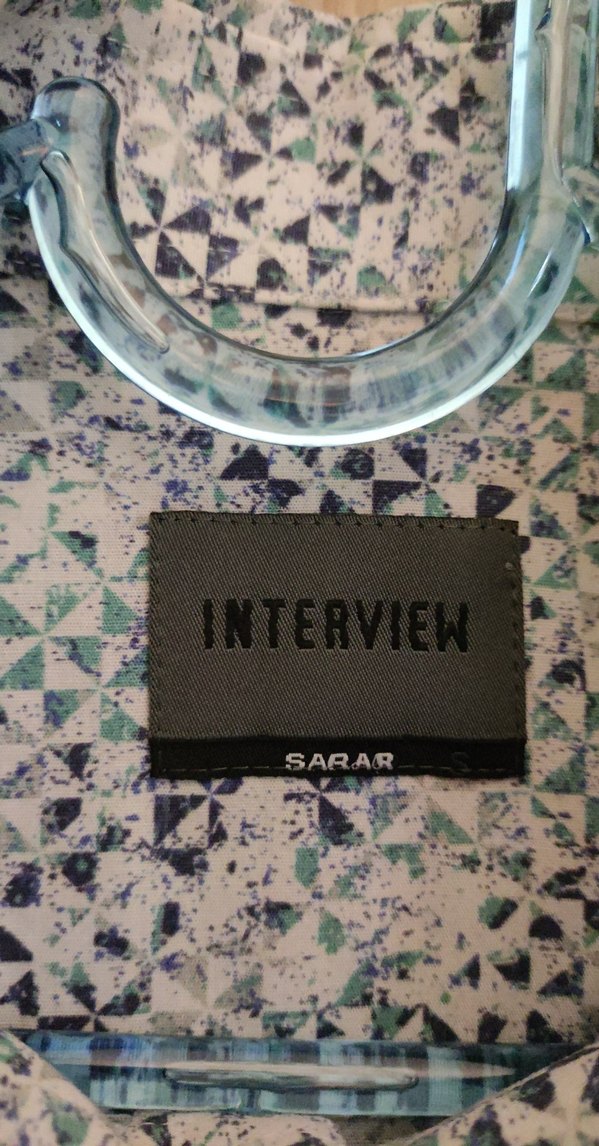 Gri Çok Renkli Batik Desenli Erkek Gömlek | SARAR - Görsel 3