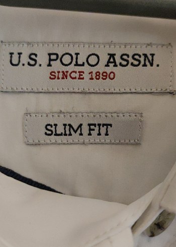 Düğmeli Beyaz Uzun Kollu Erkek Gömlek | U.S POLO - Görsel 3