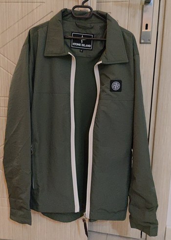 Stone Island Haki Erkek Fermuarlı Ceket - Görsel 4