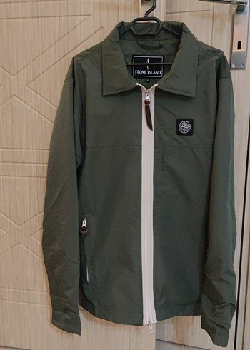 Stone Island Haki Erkek Fermuarlı Ceket - Görsel 6