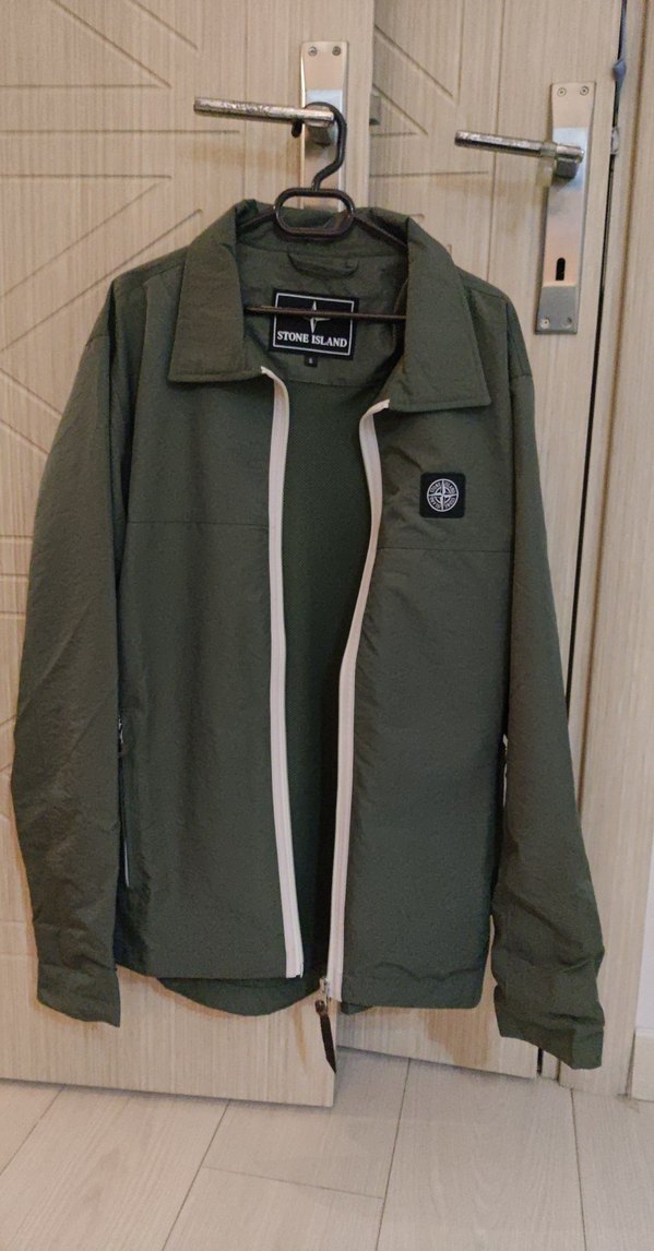 Stone Island Haki Erkek Fermuarlı Ceket - Görsel 4