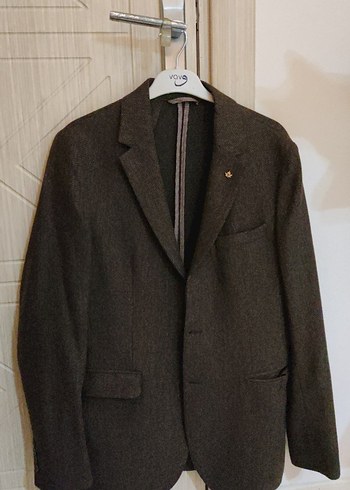 Kahverengi Erkek Ceket, Düğmeli, Normal Boy - Görsel 2