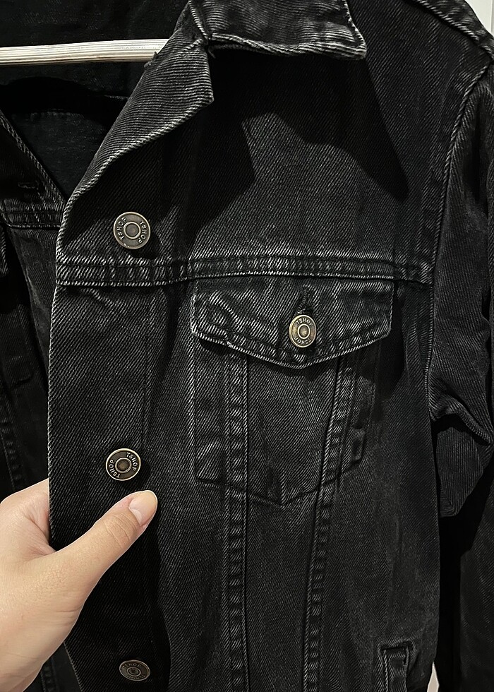 M/ Siyah kot ceket - Görsel 3