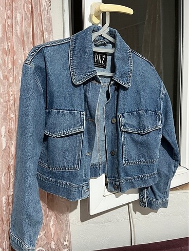 Stradivarius S-M| Mavi crop kot ceket