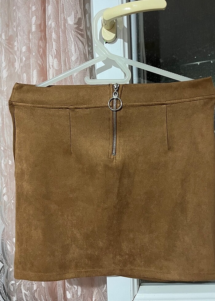 M| Kadife mini etek - Görsel 3