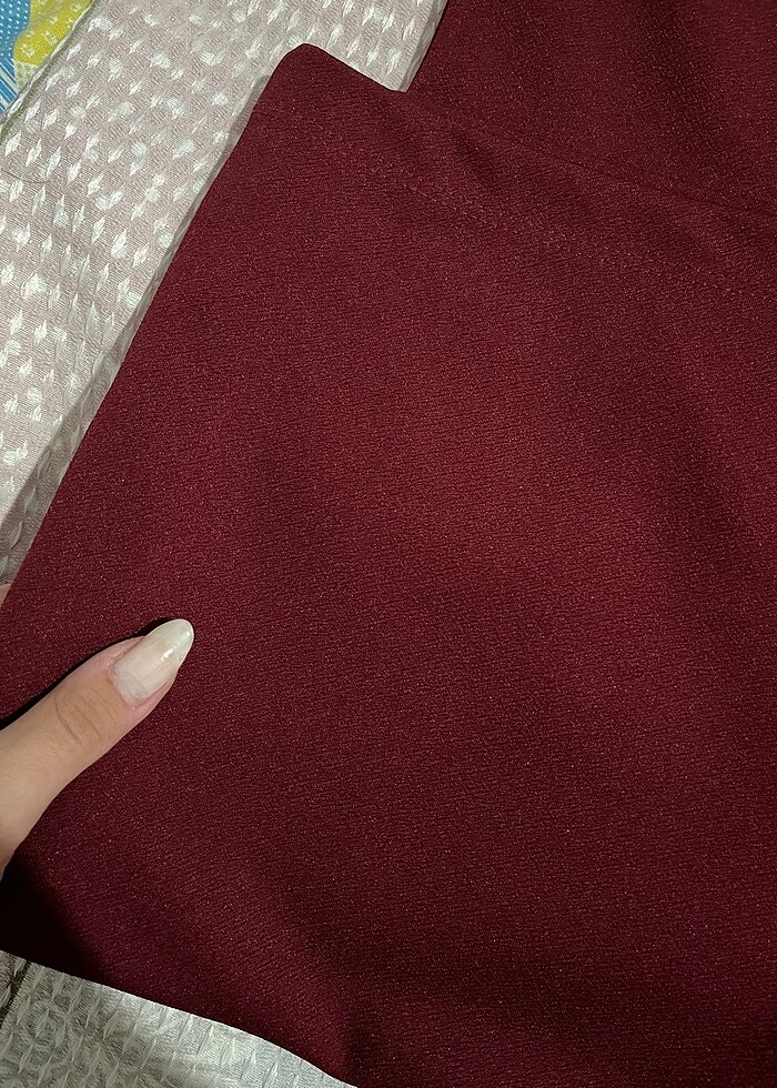 Xl/ Bordo  elbise - Görsel 3