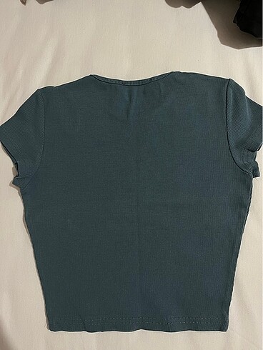 L/ Petrol yeşili bluz - Görsel 3
