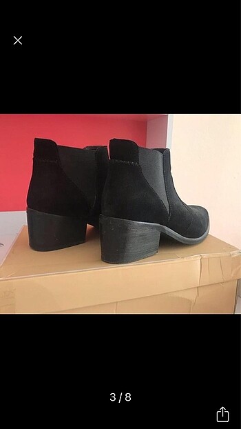 39 Beden Kısa Topuklu Kovboy Bootie Bot