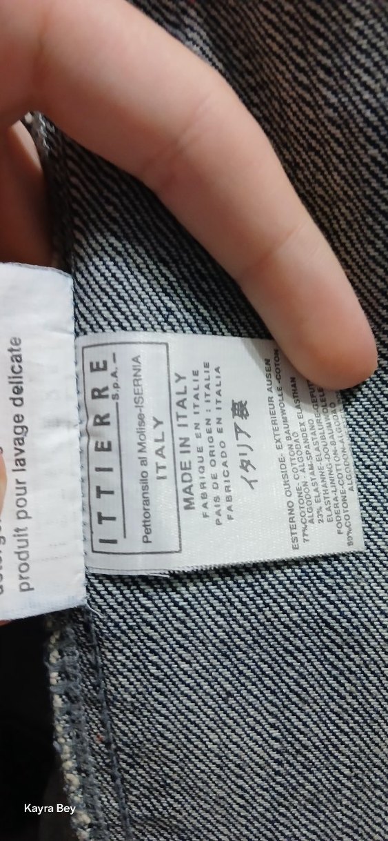 Acill Koleksiyonluk DsQuared2 Orijinal Kot Ceket - Görsel 4