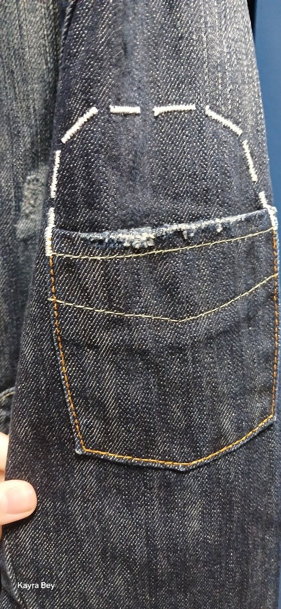 Acill Koleksiyonluk DsQuared2 Orijinal Kot Ceket - Görsel 3